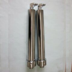 10″ FAT Chrome Cylinders / 3/8 Port / Lowrider Hydraulics