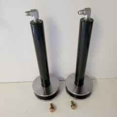 10″ Black FAT Cylinders / 3/8″ Port / Shallow Cups & Donuts / Lowrider Hydraulics
