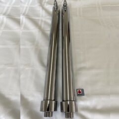 10″ Chrome Side Ported Cylinders / 3/8″ Port / Lowrider Hydraulics