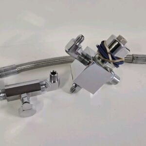 Lowrider Hydraulics Dump Flow  Thru 1 Dump 1/2″ Kit Slowdown Chrome Brand New