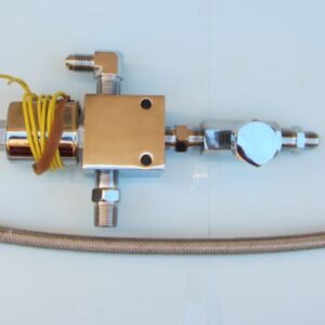 Lowrider Hydraulics Single Dump Kit, All Chrome, 3/8″, Shiny, Deluxe, Chevy