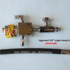 Lowrider Hydraulics All Chrome Single Dump Kit, 3/8″ Port, Upgraded Level