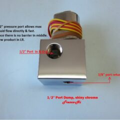 Lowrider Hydraulics 1/2″ Port Dump, 24v, Dc, Bypass/quick Flow, Hopping, Chevy