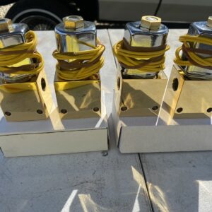 Lowrider Hydraulics  Gold & Chrome Delta Dumps Brand New Set Of 4 Dumps