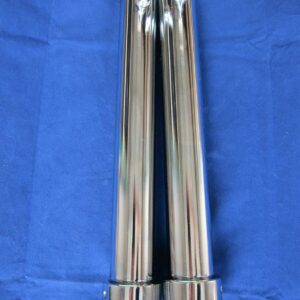 Lowrider Hydraulics 8″ Chrome Cylinder Side Port, Lock-in Screw, Fittings, Chevy