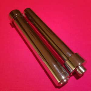 Lowrider Hydraulics Cylinder 8” Chrome Comps With 1/2” Port
