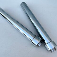 10inch Hydraulic Cylinders (regular Fat) Chrome Pair / Lowrider Hydraulic Parts