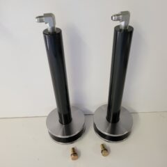 Lowrider Hydraulics Cylinders 12″ Reg Fat Black W/ Shallow Cups N Donuts Kit