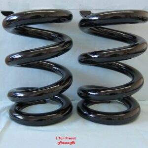 Lowrider Hydraulics 2 Ton Coil Springs  Pre Cut, Flat Edges, Black