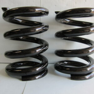 Lowrider Hydraulics 1 Ton Coil Springs  Precut, Machine-cut Flat Edges, Black