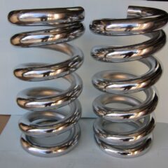 Lowrider Hydraulics 3.75 Ton Full Stack Coil Springs, 1 Flat Edge, Chrome, Chevy