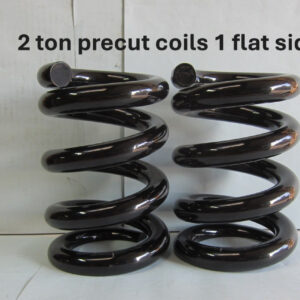 Lowrider Hydraulics 2 Ton Coil Spring Precut, Machine-cut, 1 Flat Edge