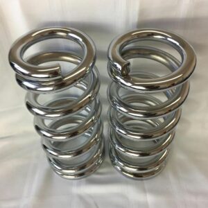 Lowrider Hydraulics 1 Ton Coil Springs, Full Stack, Chrome, Classic