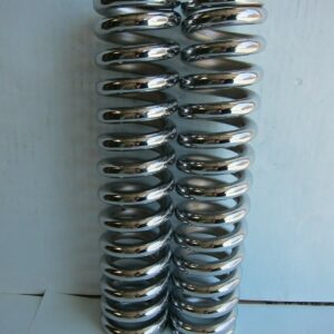 Lowrider Hydraulics Chrome Mini / Euro Coil Springs, 12″ Long, A Pair