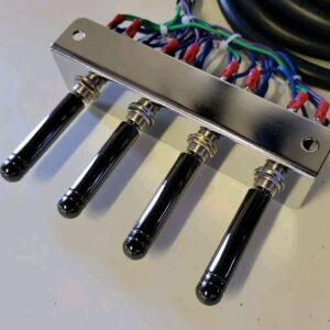 Lowrider Hydraulics /air Ride Suspension Prewired Fbss Switch  Black Chrome Ext