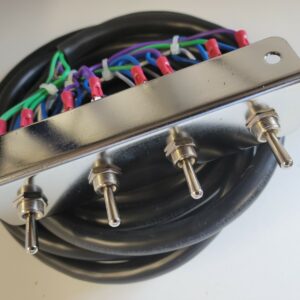 Lowrider Hydraulics  Pre-wired 2 Pump+4dump  F- B- Bc- Bc Switch Kit Plate 17f