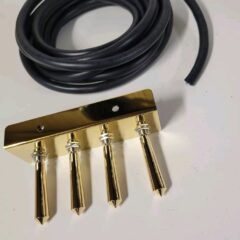 Lowrider Hydraulics /air Ride Suspension Switch Kit Fbss  Gold On Gold Extension