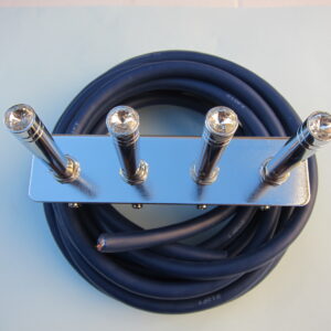 Lowrider Hydraulics Toggle Switch & 4 Hole Panel & Wire & Extension-clear Kit