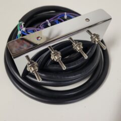 Lowrider Hydraulics Switch Pre-wired 3 Pump+3 Dump  F B Bc Bc Chrome Plate  17ft