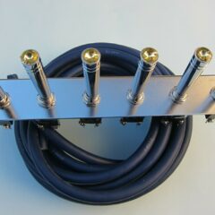 Lowrider Hydraulics Toggle Switch & 6 Hole Panel & Wire & Gold Tip-extension Kit