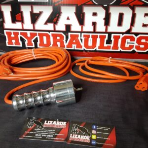 Lowrider Hydraulics, Orange Billet Aluminum Hop Handle, *1 Pcs Prewired