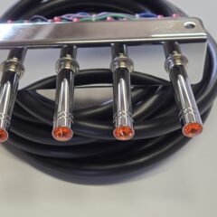 Lowrider Hydraulics /air Ride Suspension Prewired Fbss Switch Kit Orange  Jewel