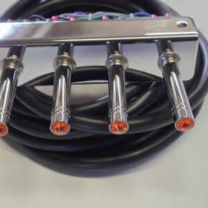 Lowrider Hydraulics /air Ride Suspension Prewired Fbss Switch Kit Orange  Jewel