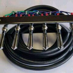 Lowrider Hydraulics Switch Fb Ss 3 Wheel Pre-wired Plate- Chrome Extensions