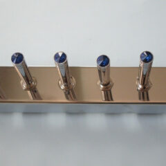 Lowrider Hydraulics Chrome 6-hole Panel, Switches & Extensions Kit, Heavy Duty