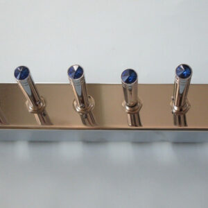 Lowrider Hydraulics Chrome 6-hole Panel, Switches & Extensions Kit, Heavy Duty