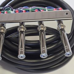 Lowrider Hydraulics /air Ride Suspension Prewired Fbss Switch Ice Blue Jewels