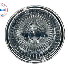 13×7 Rev 100 Spokes Chrome Lowrider Wire Wheel Rims