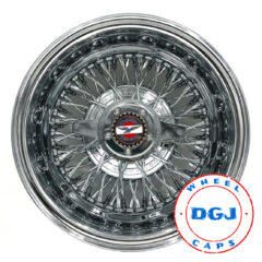 13×7 Zenith Style Rev 72 Spokes Cross Lace All Chrome Lowrider Wire Wheel Rims