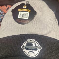 New Lowrider The Original Cruising Brand Symbol Goloman Beanie Black Chicano