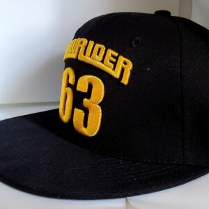 Lowrider Snapback Hat 1963 Impala Crusing Style All Black Hat