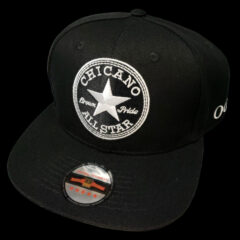 Custom Chicano All Star  Men Snapback Hat Black  Chicano Biker Lowrider