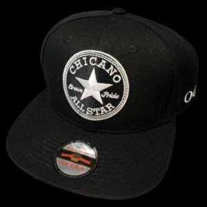 Custom Chicano All Star  Men Snapback Hat Black  Chicano Biker Lowrider