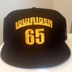 Lowrider Snapback Hat 1965 Impala Crusing Style All Black Hat Lowrider Classic