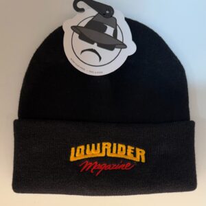 Lowrider Adult Beanie With Sticker Black Magazine One Size Fits All