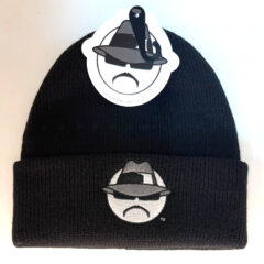 Lowrider Adult Beanie With Sticker Black White Golo Logo One Size Fits All