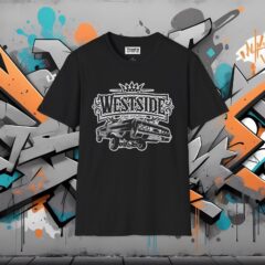 Westside Lowrider Tee Unisex Adult T-shirt Westcoast Hip Hop Rap Old School Tee