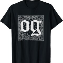 Og Shirts Men Original Gangster East Los Cholo Lowrider T-shirt