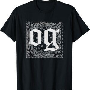 Og Shirts Men Original Gangster East Los Cholo Lowrider T-shirt