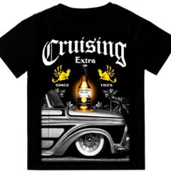 Cruising Extra Low Rider Classic T-shirt Print On Shaka Wear Heavyweight Tee