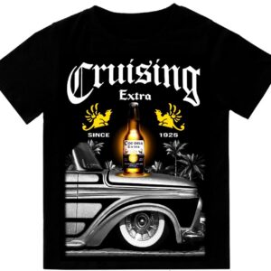 Cruising Extra Low Rider Classic T-shirt Print On Shaka Wear Heavyweight Tee