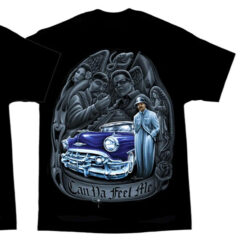 Aztlan T Tee Shirt Lowrider Can Ya Feel Me Dga