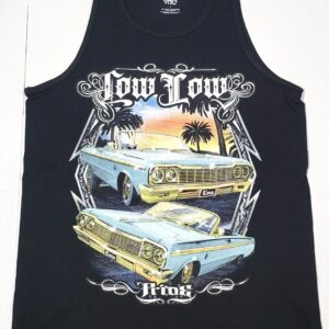 Lowrider Tank Top T-shirt Low Rider Urban Streetwear Vest Black New