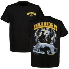 Lowrider T-shirt, Chicano Girl & Classic Lowrider Truck Graphic