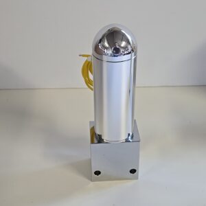 Lowrider Hydraulics Dump Chrome 24v Hi Performance 3/8np  Brand New 4-3/4″ Cover